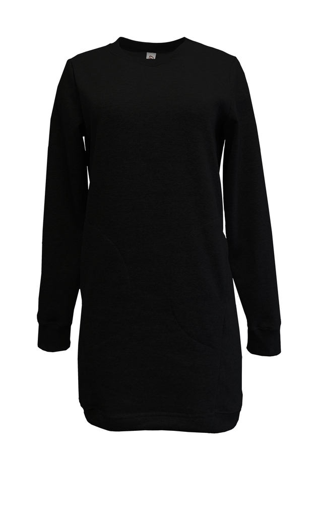 O7005W Crew Neck Sweater Dress