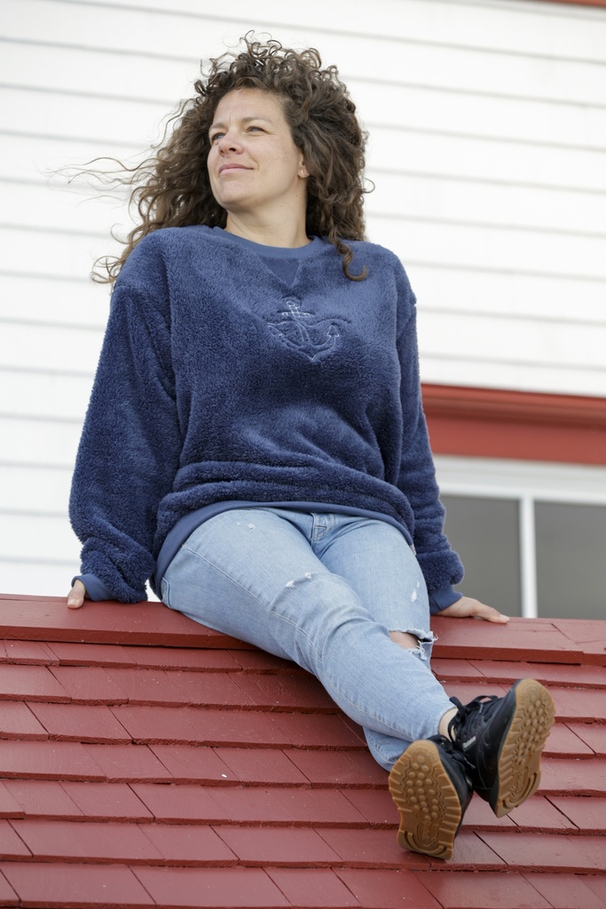 XS730U Unisex Sherpa Fleece Crew Neck
