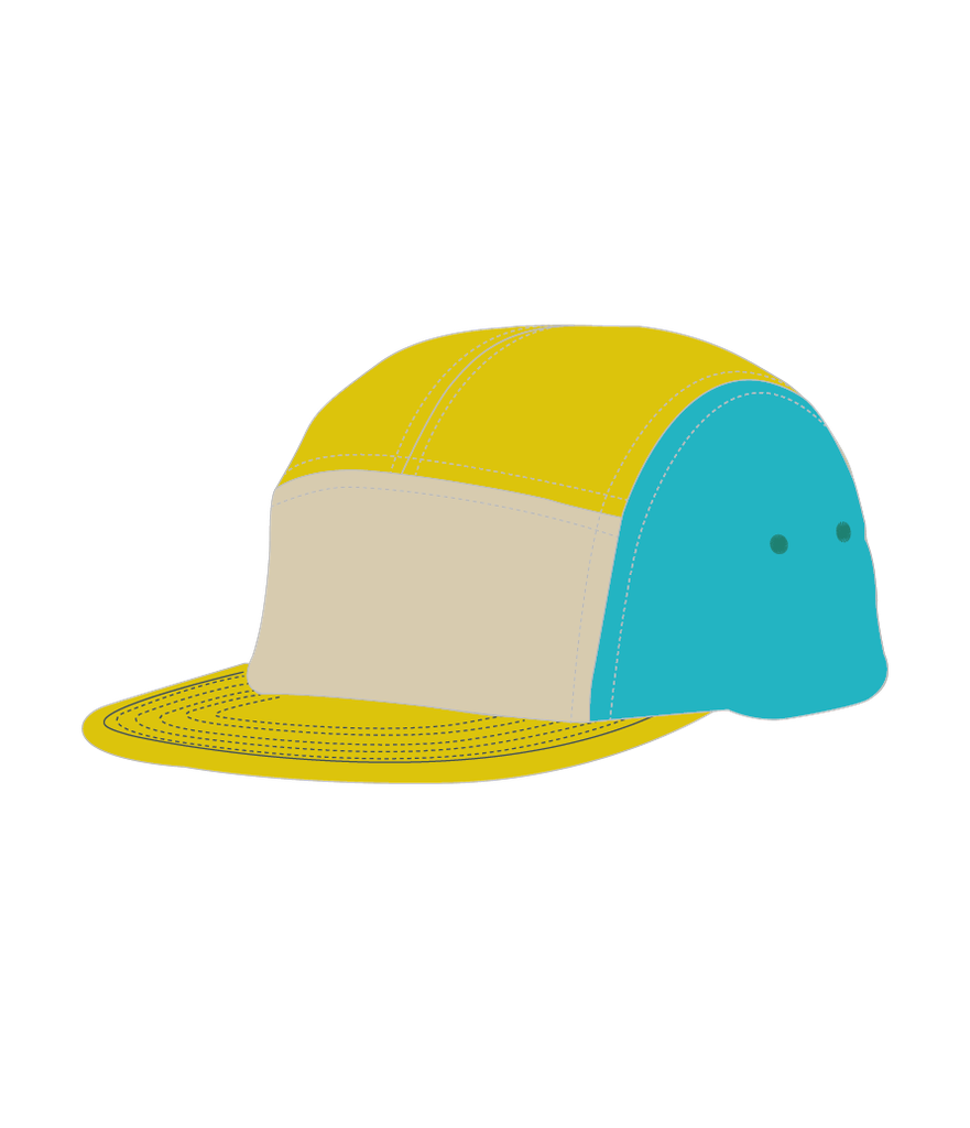 U440E Casquette 5 panneaux enfant en coton