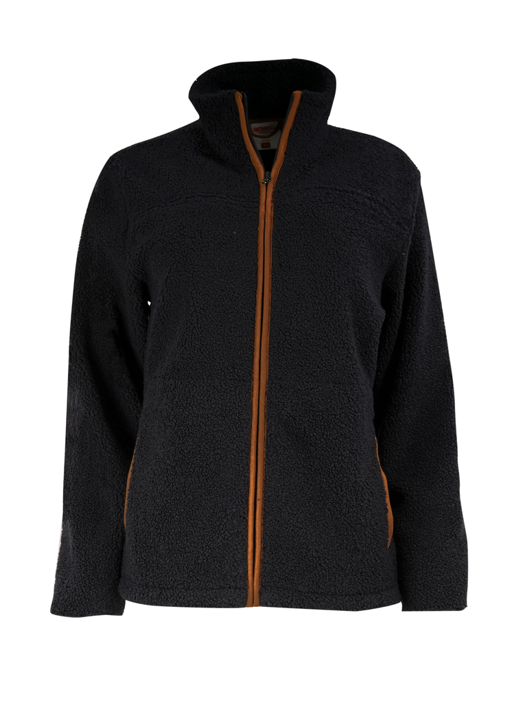 XS445W Veste sherpa à fermeture éclair femme