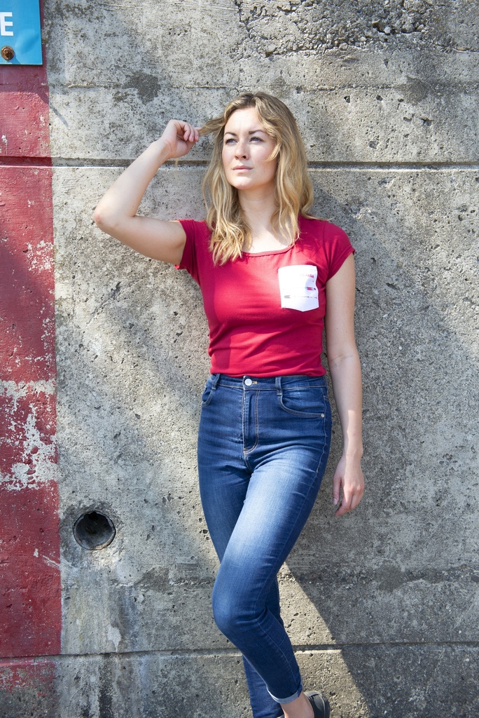 4212W T-Shirt col rond femme