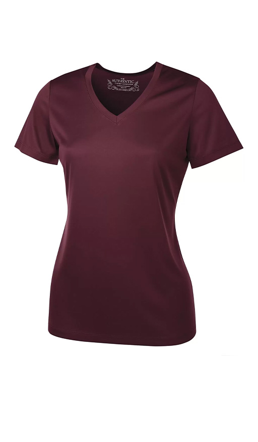 L3520 T-shirt sport col V Pro Team femme